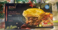 No beef and red wine pies