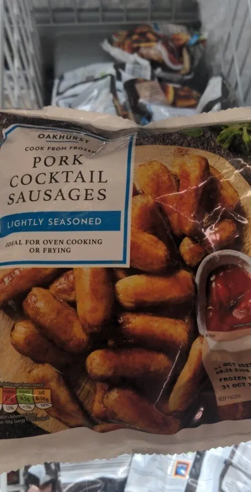 Pork cocktail sausages