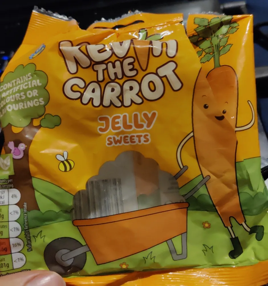 Kevin the Carrot Jelly Sweets