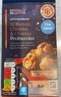 Mature Cheddar & Chorizo Profiteroles