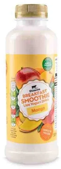 Mango Breakfast Smoothie Live Yogurt Drink