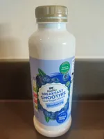 Breakfast Smoothie Live Yogurt Drink Blueberry