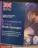Caramelised Onion Pork sausages