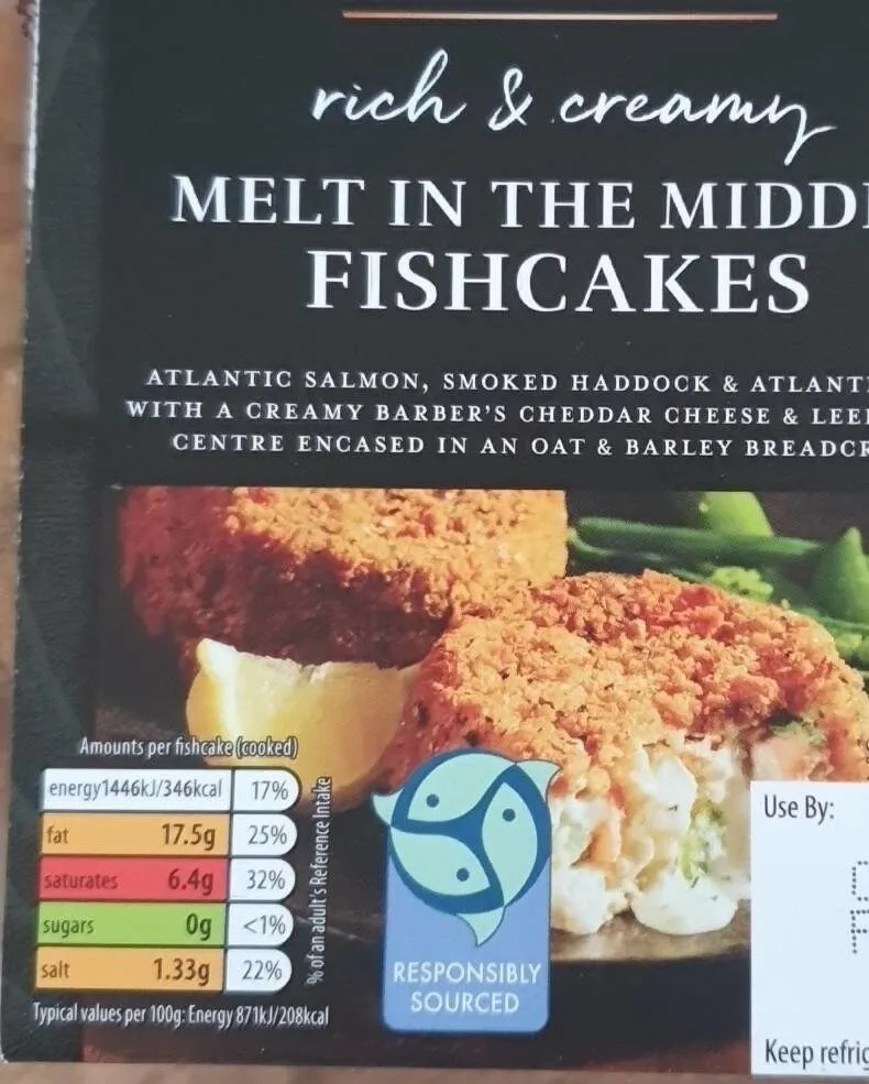 Melt in the middle fishcakes