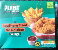 Southern fried no chicken wings
