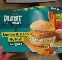 Lemon & Herb No Fish Burgers