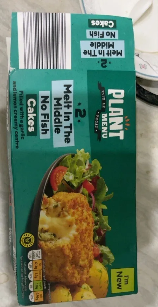 Plant Menu Melt in the Middle No Fish Cakes