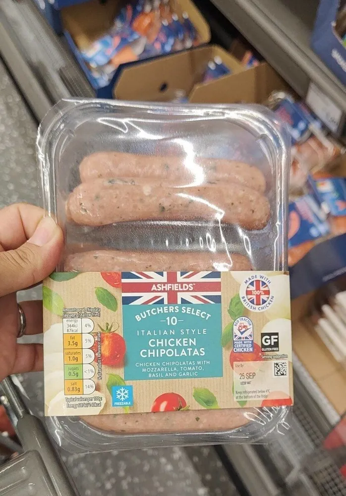 Chicken sausages