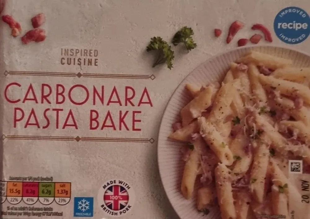 Cucina Carbonara Pasta Bake