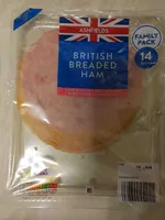 British breaded ham