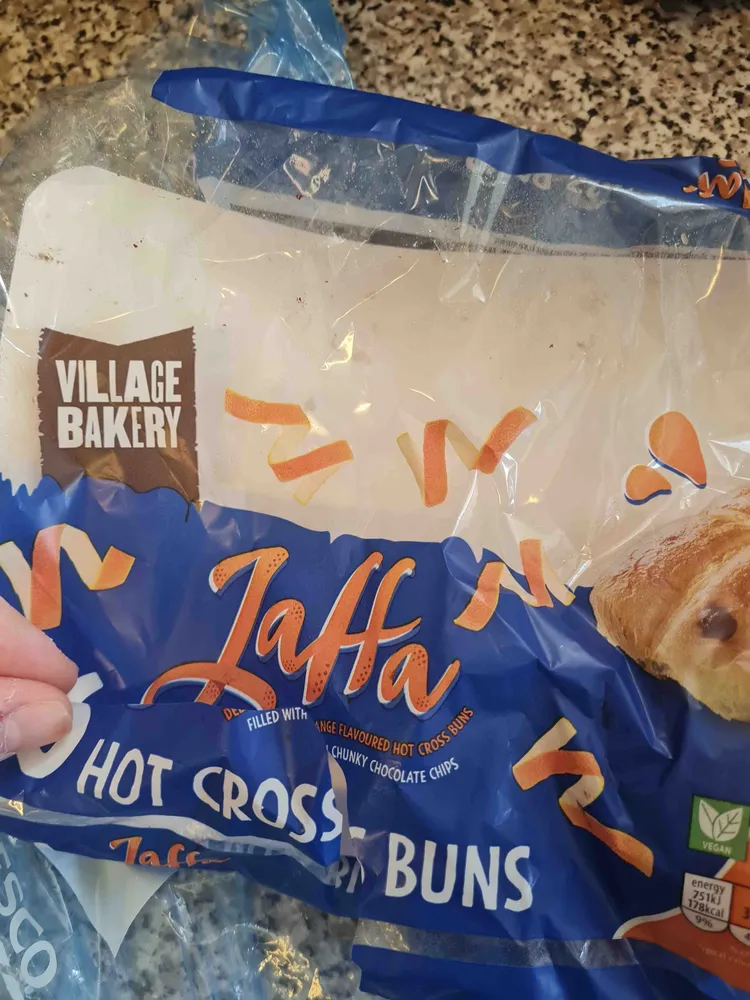 Jaffa Hot Cross Buns