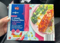 2 atlantic salmon fillets