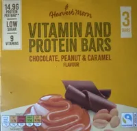 Vitamin and Protein Bars Chocolate, Peanut & Caramel flavour