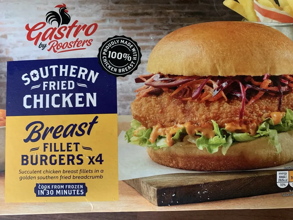 Southern Fried Chicken Breast Fillet Burgers