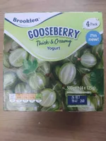 Goosebury thick and creamy yoghurt