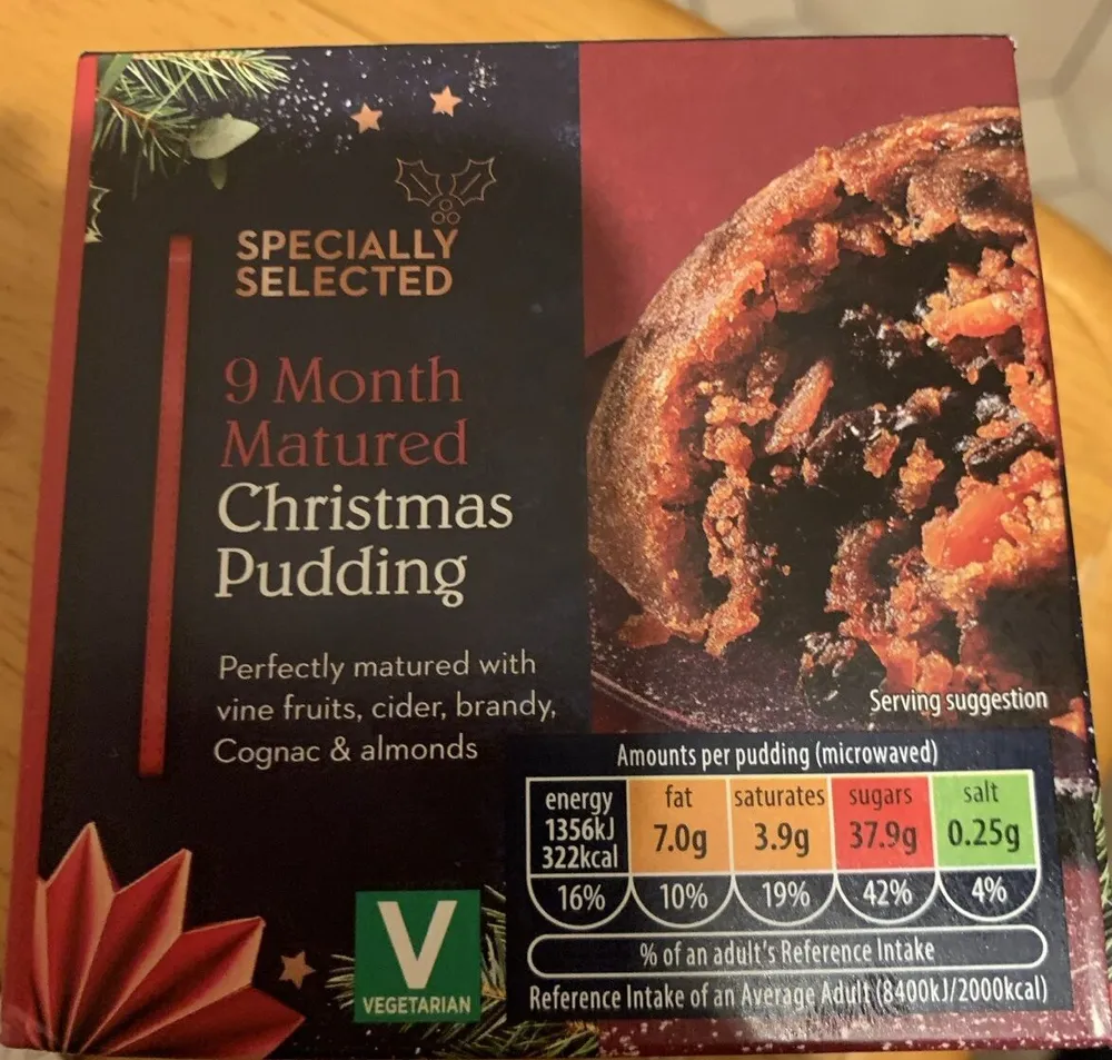 9 Months Matured Christmas pudding