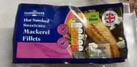 Hot smoked sweetcure mackeral fillets