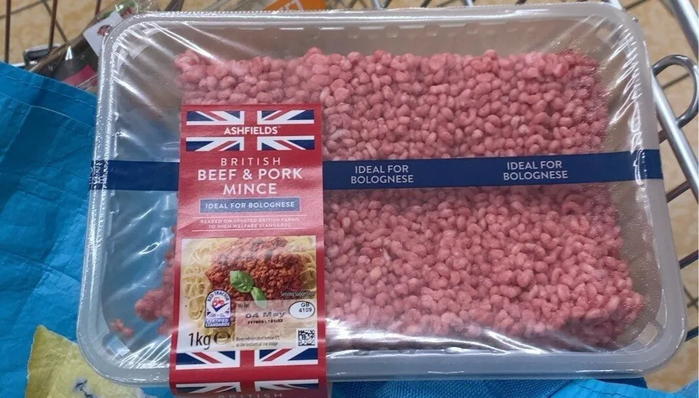 British beef and pork mince