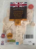 Ashfirlds teady to eat cooked chicken breast slices