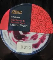 LUXURIOUS Raspberry & Passion Fruit Layered Yogurt