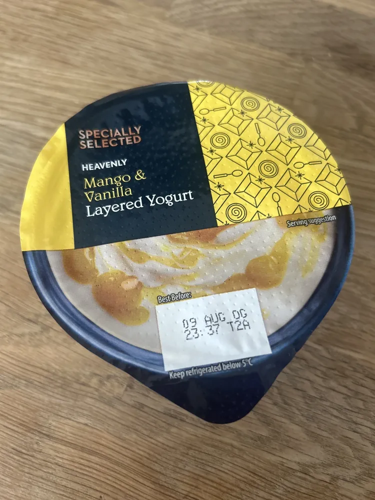 HEAVENLY Mango & Vanilla Layered Yogurt