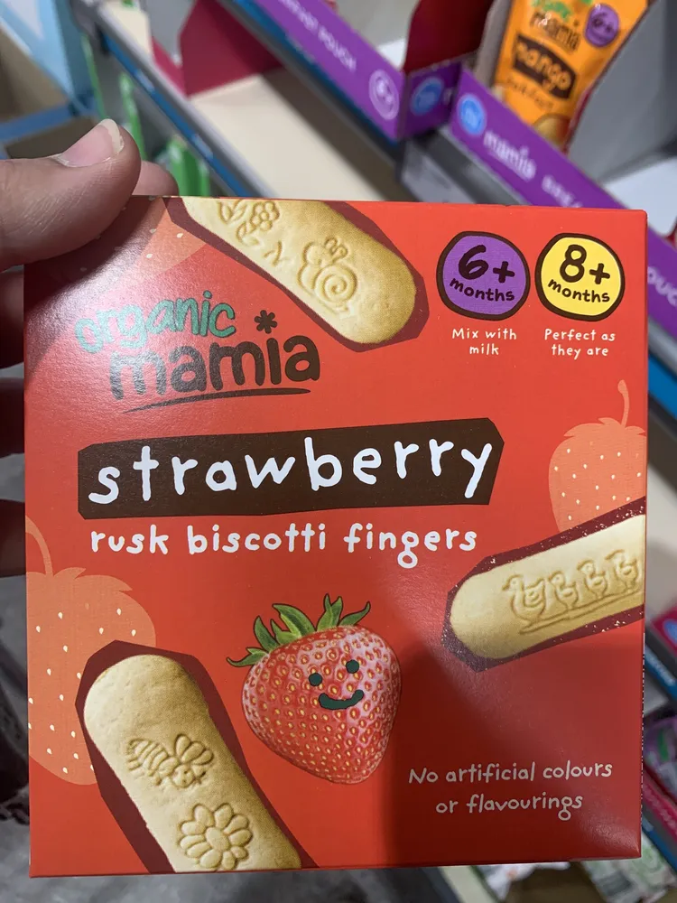 Strawberry Rusk Biscotti Fingers