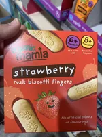 Strawberry Rusk Biscotti Fingers