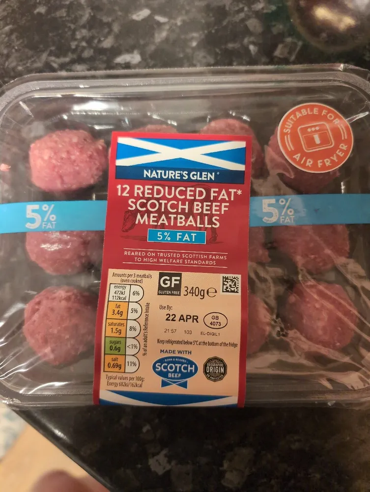 Skinny Beef Meatballs