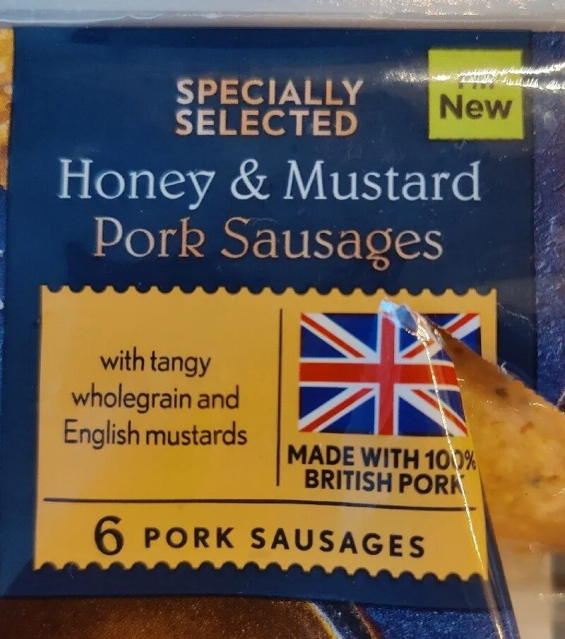 Honey & Mustard Pork Sausages