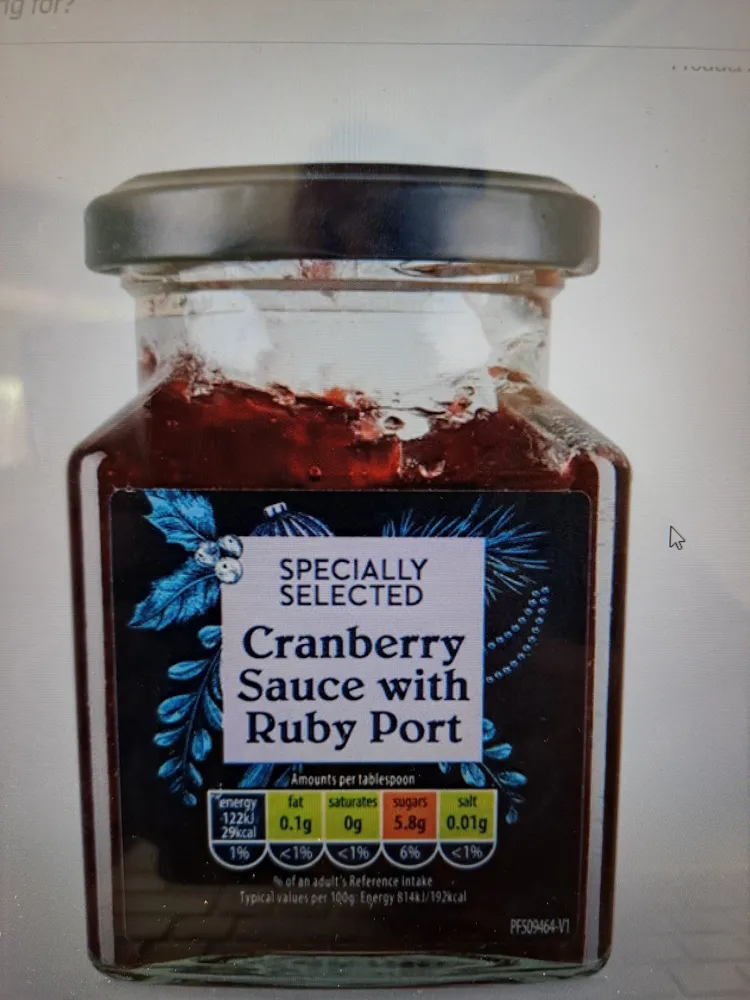 Cranberry Sauce with Ruby Port