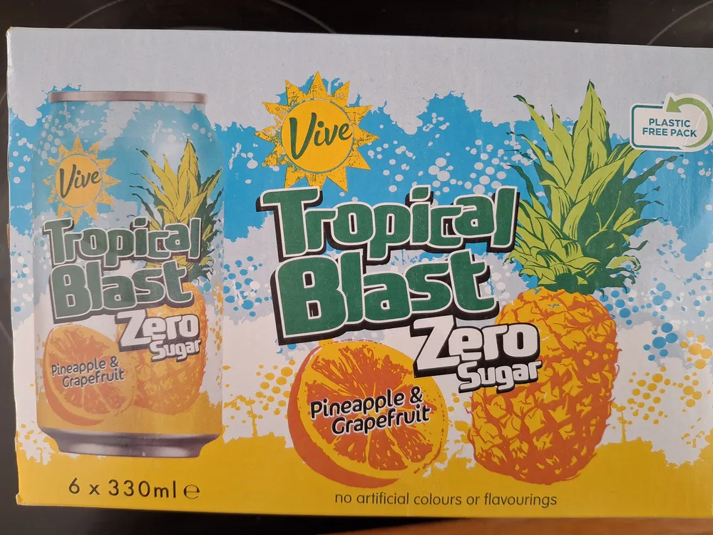 Tropical Blast Zero Sugar Pineapple & Grapefruit