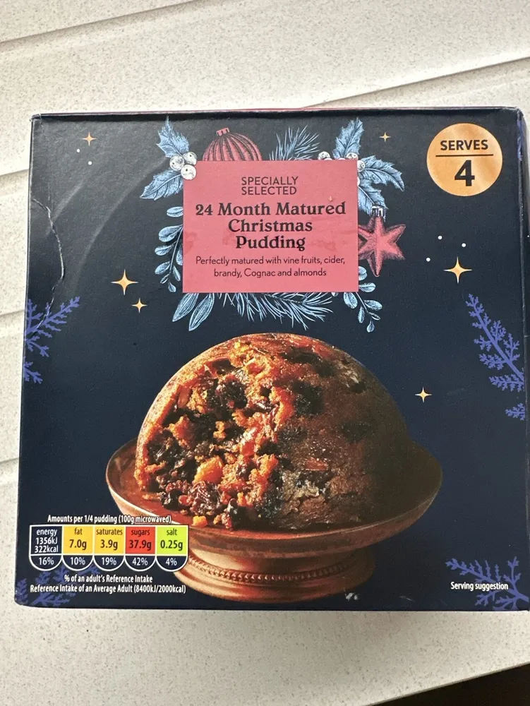 24 Month matured Christmas Pudding