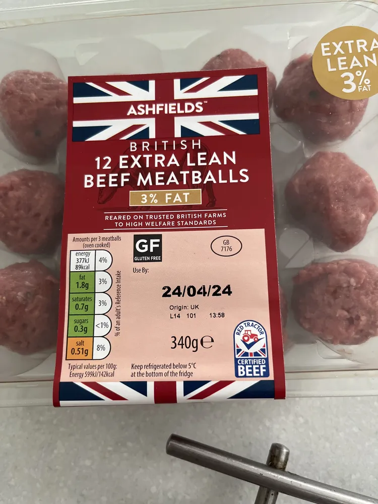 Extra Lean Beef Meatballs