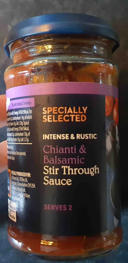 Chianti & Balsamic Stir Through Sauce
