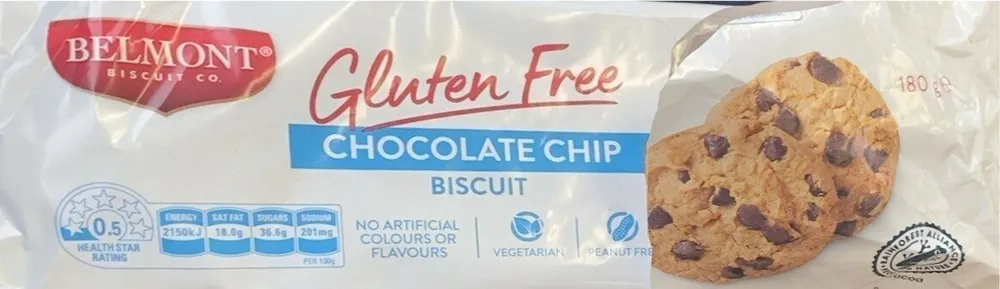 Gluten Free Chocolate Chip Biscuit