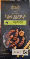 Grass fed angus beef gourmet sausage