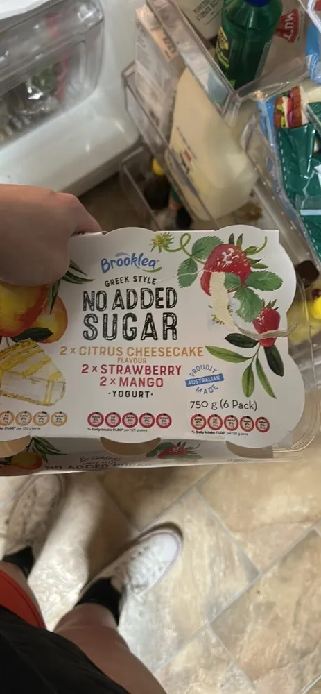 Citrus Cheesecake Flavour Yogurt
