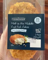 Melt in the middle cod fish cake