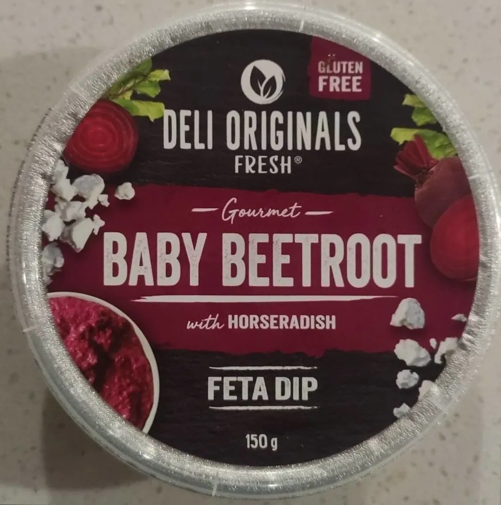 Gourmet Baby Beetroot with Horseradish Feta Dip