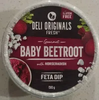 Gourmet Baby Beetroot with Horseradish Feta Dip