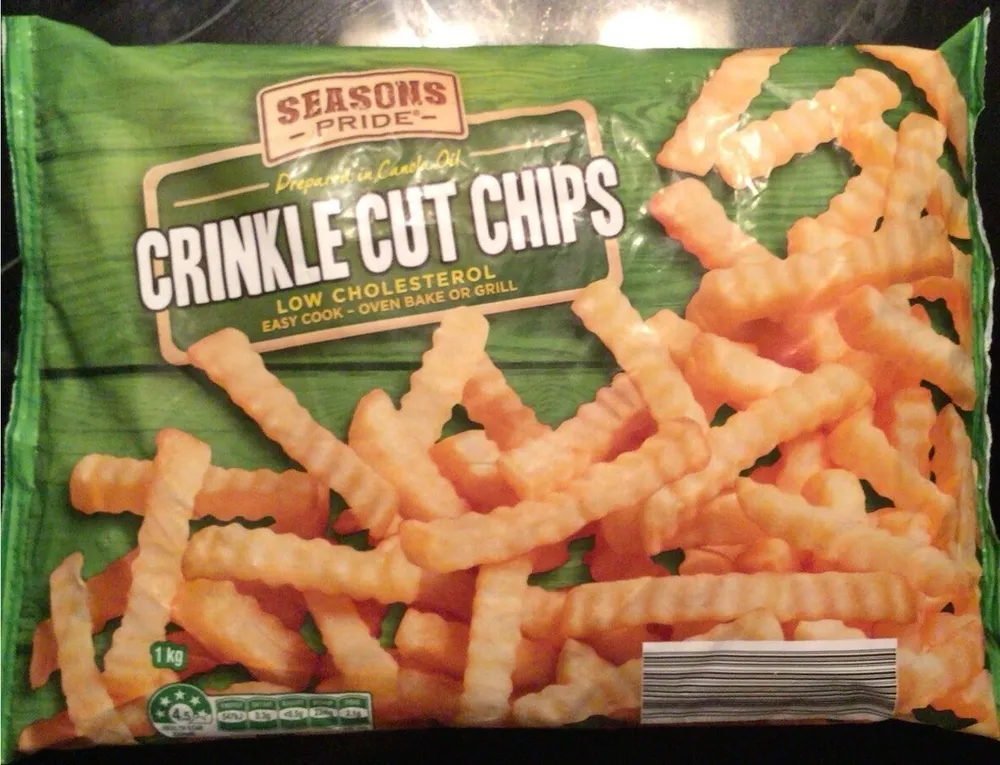 Crinkle cut chips