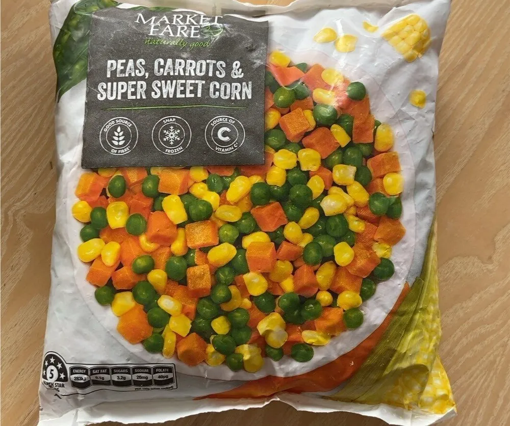 Peas, Carrot & Super Sweet Corn