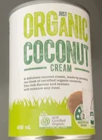 Organic coconut cream