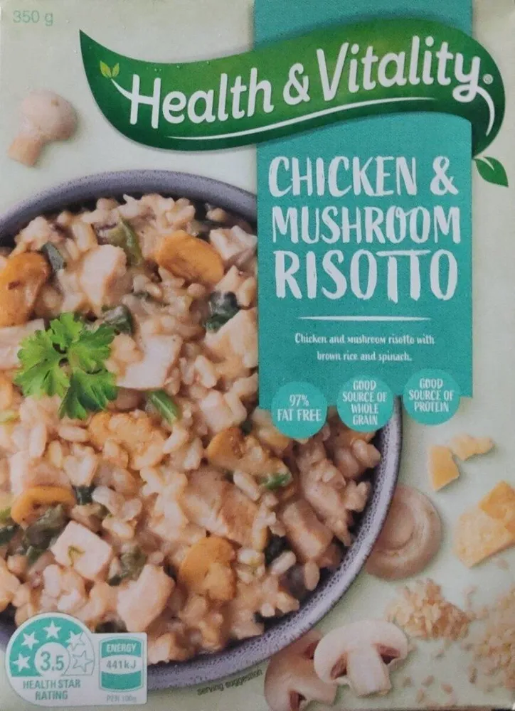 CHICKEN & MUSHROOM RISOTTO