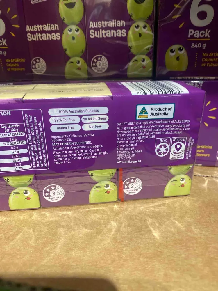 Australian Sultanas