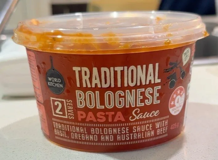 Traditional bolognese pasta sauce