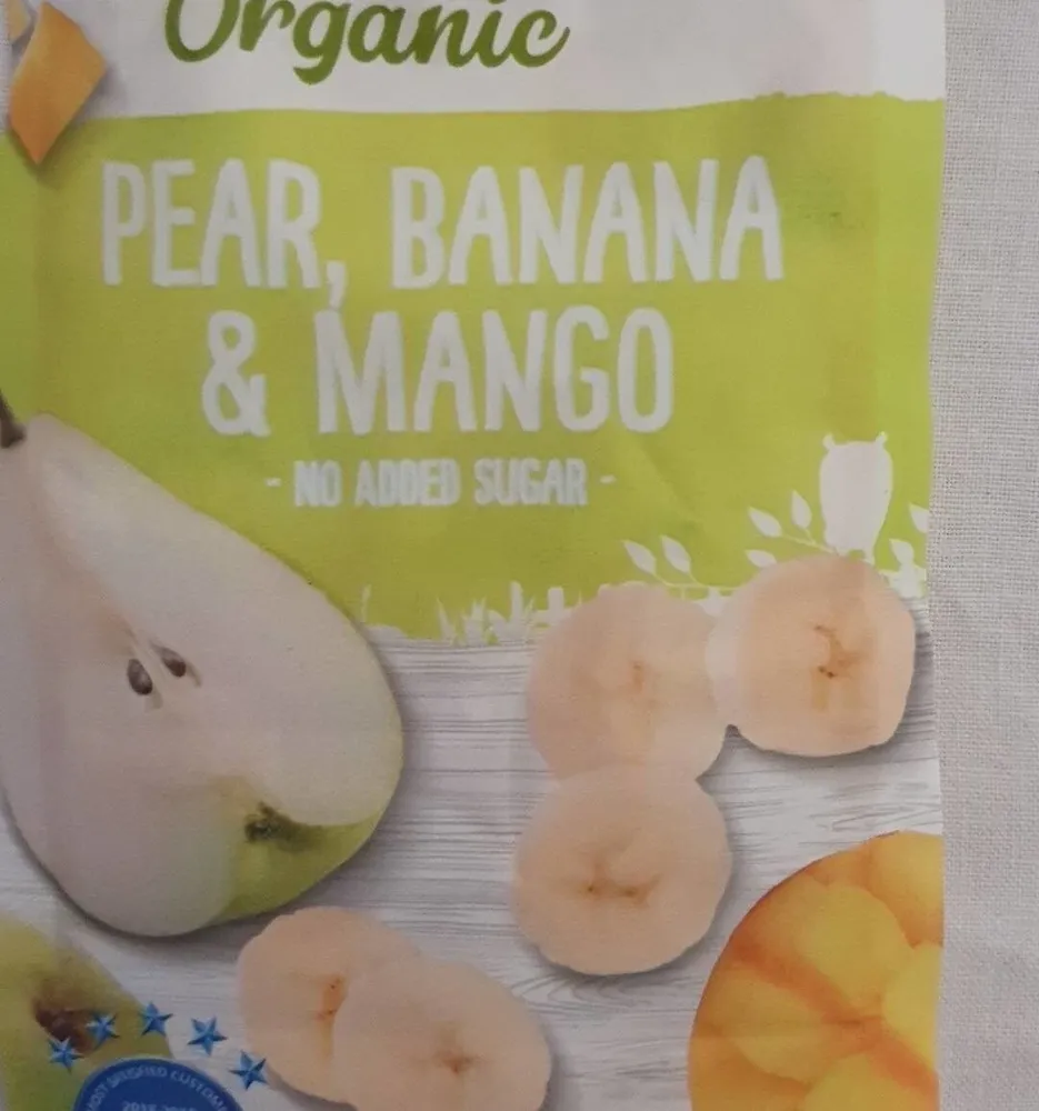 Mamia Organic Pear, Banana and Mango