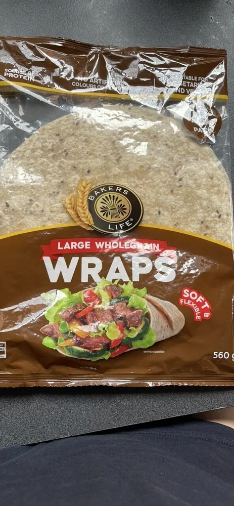 Large Wholegrain Wraps