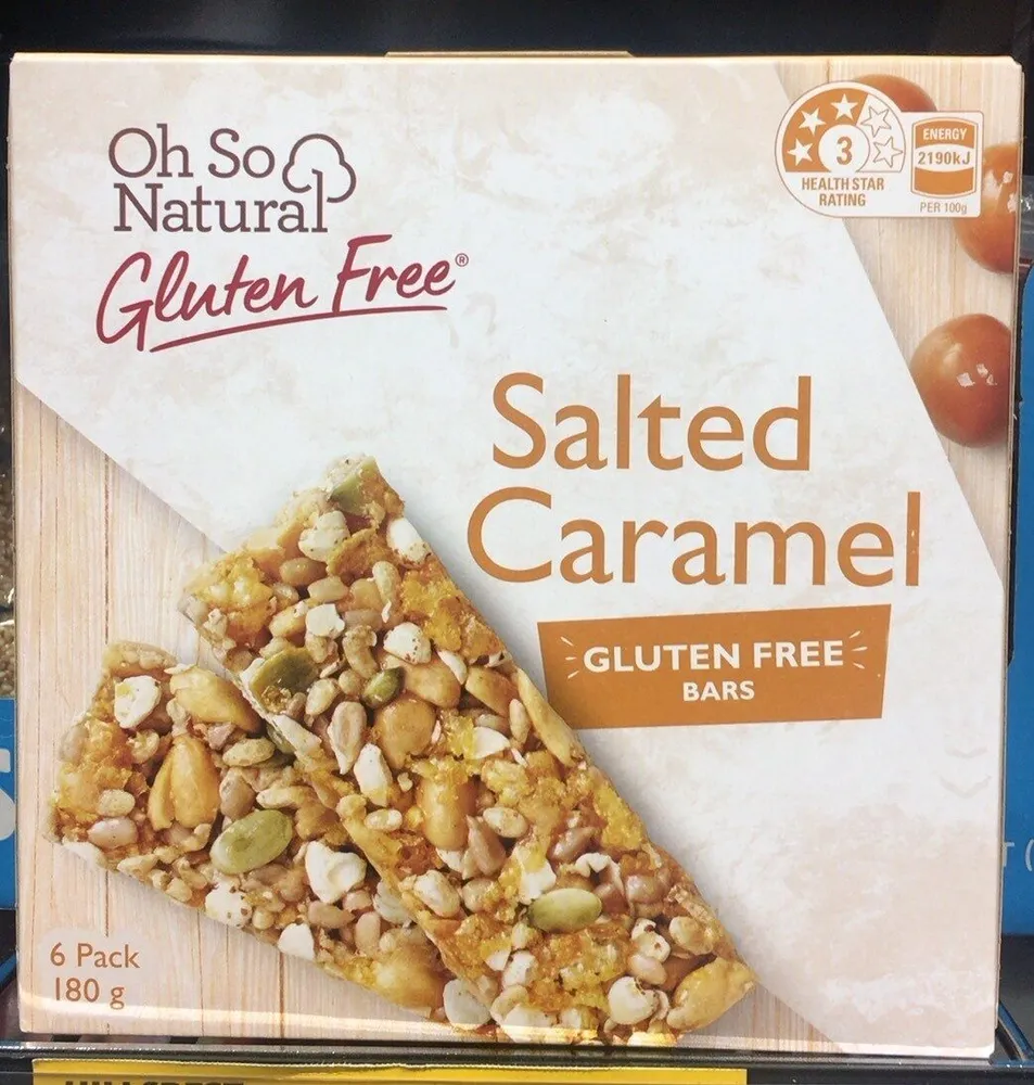 Salted Caramel Gluten Free Bars