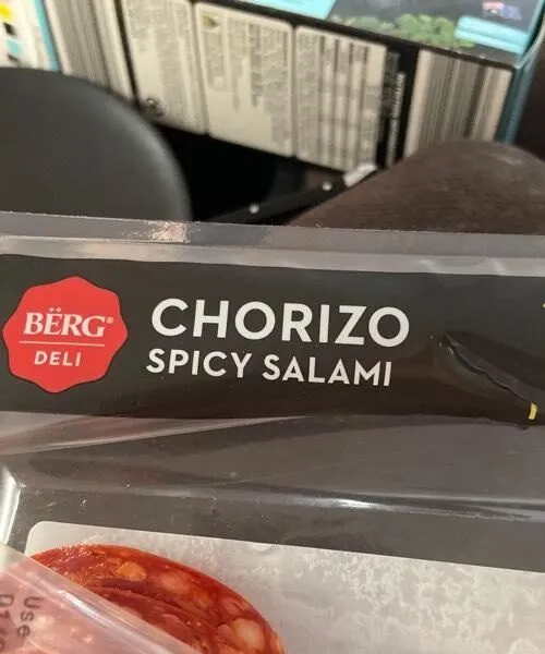 Chorizo spicy salami